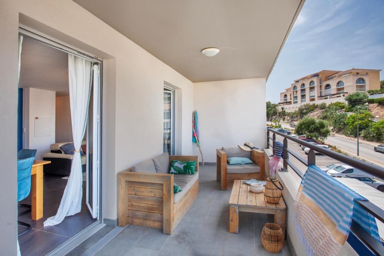 Ferienwohnung La Marinella - Charmant Appt Climatise LʼÎle-Rousse Exterior foto